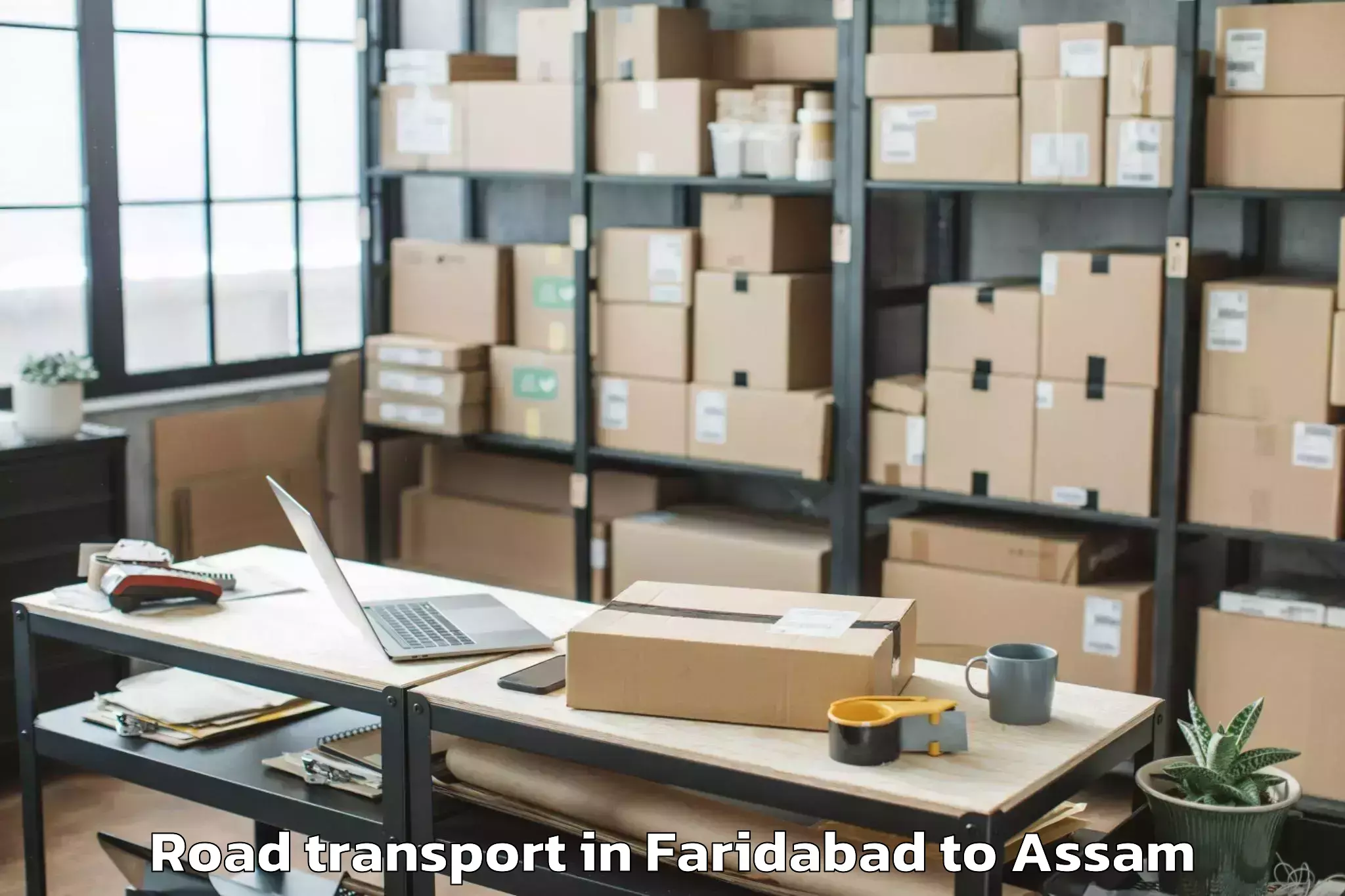 Book Faridabad to Makum Road Transport Online